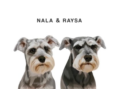 Retrato Personalizado de tu Mascota