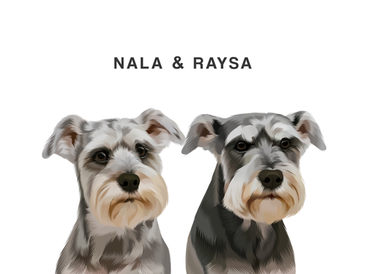 Retrato Personalizado de tu Mascota